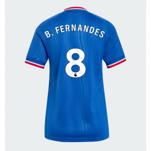 Manchester United Bruno Fernandes #8 Fußballbekleidung Auswärtstrikot Damen 2026-27 Kurzarm